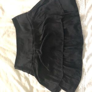 White house black market silk mini skirt